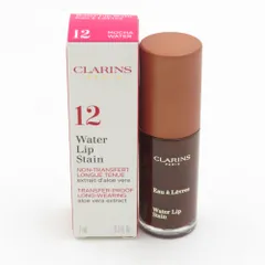 未使用 CLARINS クラランス ウォーターリップステイン リップカラー 12 グロス モカ ウォーター BO11661B2のサムネイル