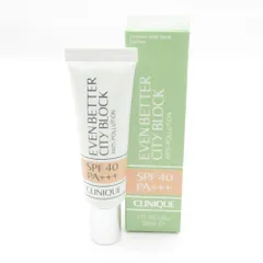 美品 CLINIQUE クリニーク イーブンベター シティブロック ポリュテクション 薬用日焼け止めクリーム 30ml スキンケア 残量多 BO11635R2のサムネイル