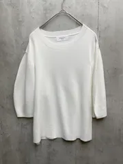 OPAQUE.CLIP オペークドットクリップ アイスタッチ パフスリーブニット ニット セーター size40/L/白  ■◆ レディース