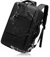 [MxploKeR] ビジネスリュック メンズ 大容量 拡張 防水 軽量 39L USBポート付 通勤 通学 出張 旅行【日本企画】