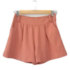 セシルマクビー CECIL McBEE ショートパンツ キュロット ジャガード S サーモンピンク