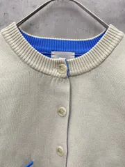 LIAN リアン 241-841L1012 バイカラーニット カーディガン sizeF/アイボリー ■◇ レディース