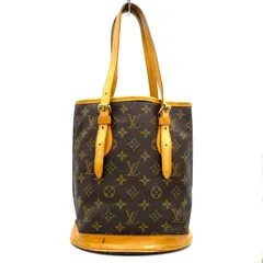 LOUIS VUITTON ルイヴィトン　バケットPM プチバケット　モノグラム　ハンドバッグ　トートバッグ　PVC　レザー