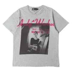 HYSTERIC GLAMOUR ヒステリックグラマー Tシャツ ヘザーグレー サイズ:L | Andy Warhol グラフィック Tシャツ | 日本製 | トップス カットソー 半袖【メンズ】【中古】