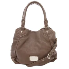 マークバイマークジェイコブス MARC by MARC JACOBS トートバッグ ショルダー 2WAY ロゴ レザー 茶 ブラウン /AE ■GY42