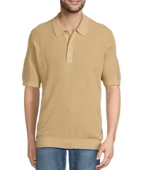 トッミーバハマ メンズ トップス シャツ ポロシャツ セーター Tommy Bahama Sweater Playa Blanca Short Sleeve Polo Shirt Stone Khaki カーキ