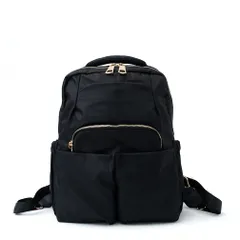 [VITAFELICE] ヴィータフェリーチェ 10ポケットナイロンリュック レディース vnsb-604z (ブラック)