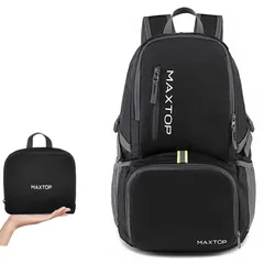[MAXTOP] リュック バックパック リュックサック 40L 折りたたみ 軽量 防水 防災リュック 大容量 耐摩耗 ビジネスバッグ 旅行 通学 通勤 出張 運動 登山用 メンズ レディース
