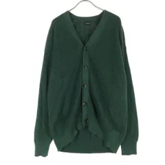 green label relaxing グリーンレーベルリラクシング 長袖 ニットカーディガン L グリーン メンズ 古着