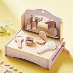 【未使用】ベルメゾン ディズニー 美女と野獣 ベル メイクボックス 鏡付き 木製 未使用】ベルメゾン ディズニー 美女と野獣 ベル メイクボックス 鏡