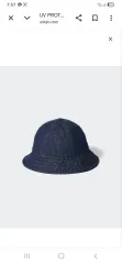 UNIQLO UVカット デニムメトロ バケットハット