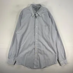古着 ブルックスブラザーズ Brooks Brothers 長袖シャツ REGENT 1818 胸ポケ M  ブルー系 チェック メンズ