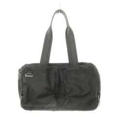 サムソナイト Samsonite ハンドバッグ ボストンバッグ ナイロン レザー 革 ロゴ ビジネス 旅行 黒 ブラック /AH9 ■GY11