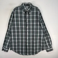 古着 ブルックスブラザーズ Brooks Brothers 長袖シャツ チェック 胸ポケ REGENT 1818 M  グリーン系 マルチカラー メンズ