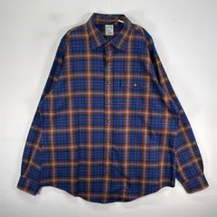 古着 ブルックスブラザーズ Brooks Brothers 長袖シャツ チェック 胸ポケ 346 XL  ブルー系 マルチカラー メンズ