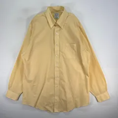 古着 ブルックスブラザーズ Brooks Brothers 長袖シャツ ボタンダウン 胸ポケ REGENT L  イエロー系 チェック メンズ
