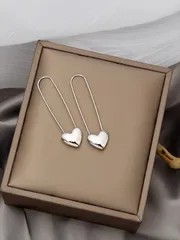 ジュエリー レディース イヤーアクセサリー ハートデコレーション ピアス バレンタイン