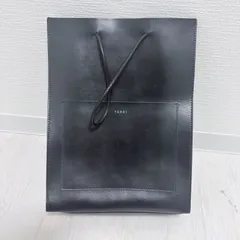 【美品】 YAHKI ブラック　レザー　トートバッグ　スクエア