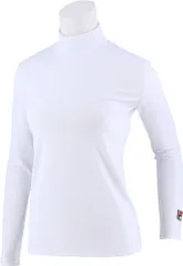 フィラ FILA テニス ロングスリーブシャツ レディース ウィメンズ 女性 大人 長袖 ハイネック トップス インナーウェア アンダー 下着 定番 部活動 クラブ サークル スクール  EL0109 20Z フィラネイビー