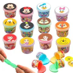 【 嬉しい 縁日 用品 】 ディズニー オールスター スライム粘土 〈 12種 36個セット 〉スライム 景品 〔 お祭り/イベント/子供会/露店/縁日 〕 おもちゃ 【K-Bright感謝のカード】 [並行輸入品]