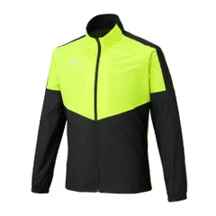 新品 [ミズノ] トレーニングウェア ウィンドブレーカージャケット 撥水 防風 32MEC120 ユニセックス セーフティイエロー×ブラック M