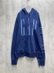 GAP ギャップ プリント プルオーバー パーカー sizeM/ネイビー ■◇レディース