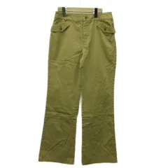 エンスウィート レナウン ensuite タグ付き ストレートパンツ 麻 5 ベージュ フルレングス /PP ■GY58