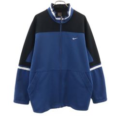 NIKE ナイキ トラックジャケット M 青紺 ジャージ メンズ 古着