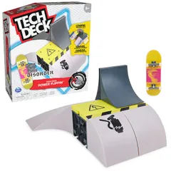TECH DECK(テックデッキ) Power Flippin X-Connect Park Creator カスタマイズ可能 組み立て式スロープセット 専用指板付き 子供のおもちゃ 6歳以上