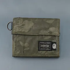 PORTER ポーター A BATHING APE ウォレット 財布 美品 PORTER - PORTER/エイプ/限定/BAPE/コラボ/財布/迷彩/吉田カバン/別注
