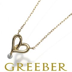 アーカー ダイヤモンド フィルージュオーブ ネックレス K18YG 0.10ct 