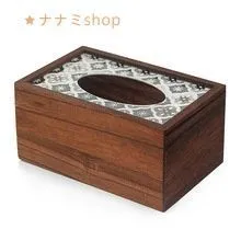 レトロなティッシュボックス無垢材ホームデスクトップ高級クリエイティブペーパーボックスリビングルームレストランシンプルなナプキンボッ