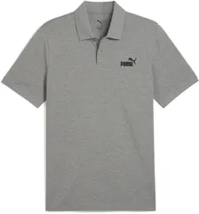 プーマ PUMA ESS NO.1 ロゴ ピケポロシャツ  687581 03 MEDIUMGRAYHEATHER