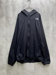 THE NORTH FACE ザノースフェイス ナイロン スワローテイルフーディー ウインドシェル 超薄手 sizeXL/黒 ■◇メンズ