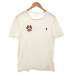 ポロ ラルフローレン POLO RALPH LAUREN Tシャツ ポニー刺繍 コットン 半袖 L 白 ホワイト /FF