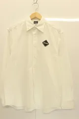 【中古】 F.C.Real Bristol メンズ長袖シャツ M COOLMAX EMBLEM B.D SHIRT F.C.Real Bristol M 白 ホワイト ロゴ