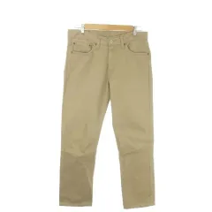 リーバイス Levi's 511 デニム ジーンズ W32 L32 ベージュ 無地 フルレングス /AO35 ■GY99