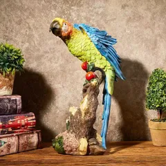 極美品 置物 木に止まる鳥 超人気 置物です カントリー風 ガーデンオブジェ 新築祝 プレゼント 置き型 装飾品 誕生日プレゼント 雰囲気アッ