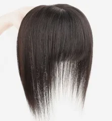 部分ウィッグ女性 人毛ウィッグ つむじ ウィッグ人毛 前髪 前髪ウィッグ 白髪隠し ポイントウィッグ 部分ウィッグ人毛 かつら ヘアピース 部分ウィッグ 長さ20cm（内網8*12cm） 奥様彼女にプレゼント