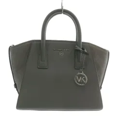 マイケルコース MICHAEL KORS アヴリル ハンドバッグ ショルダー 2WAY レザー スエード ロゴ シルバー金具 グレー 30F2S4VS1L /XZ ■GY18