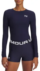 アンダーアーマー レディース トップス Tシャツ Under Armour Womens HeatGear OG Compression Long Sleeve TShirt Midnight NavyWhite ホワイト