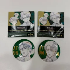 進撃の 巨人 リヴァイ アッカーマン TSUTAYA ポップアップ 缶バッジ