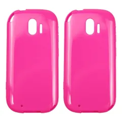 【新品未使用】2個セット F-03K らくらくスマートフォンme スマホケース カバー TPU (色:ローズ) 耐衝撃 スリム コンパクト ソフトケース カラフル 可愛い おしゃれ chntpu-f03k-blue-2pcs
