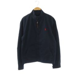 ポロ ラルフローレン POLO RALPH LAUREN スウィングトップ ハリントンジャケット ジップアップ XS ネイビー /HK ■OS