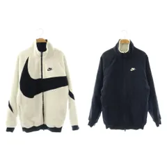 ナイキ NIKE リバーシブル VM SWOOSH FULL ZIP JACKET ボア ジャケット アウター S 紺 白 BQ6546-114 /CX ■OS ■AD