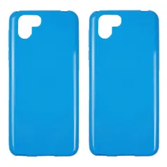 【新品未使用】2個セット AQUOS R2 SH-03K SHV42 スマホケース カバー TPU (色:ダークブルー) 耐衝撃 スリム コンパクト ソフトケース カラフル 可愛い おしゃれ chntpu-sh03k-blue-2pcs