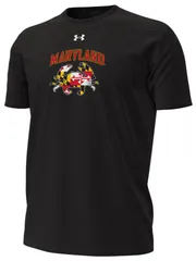 アンダーアーマー メンズ トップス Tシャツ Under Armour Mens Maryland Terrapins Black Crab TShirt NoColor ブラック