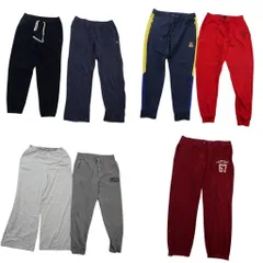 古着卸 まとめ売り ラルフローレン パンツ 7枚セット (メンズ M /L ) 90s オールド ポロジーンズ スウェット 中古 古着 NE1534