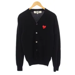 プレイコムデギャルソン PLAY COMME des GARCONS AD2011 ニット カーディガン 長袖 Vネック ウール S 黒 AZ-N008 /BMのサムネイル
