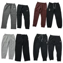 古着卸 まとめ売り ナイキ NIKE スウェット パンツ 8枚セット (メンズ L ) スウォッシュロゴ ジョガー ワンポイント 中古 古着 NE1574